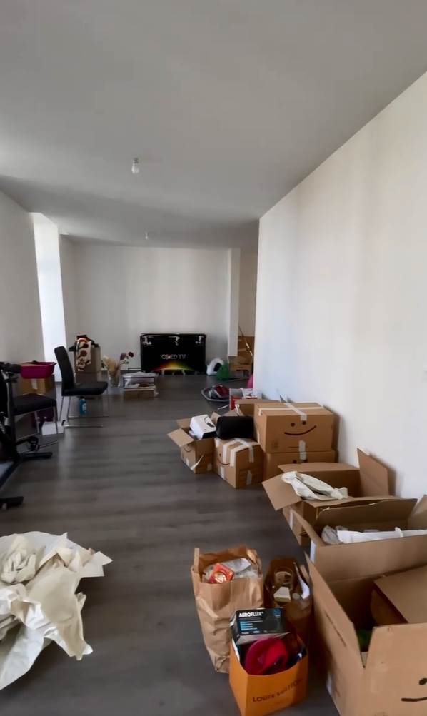 Dnevna soba Kaje Ostojic pre uredjenja