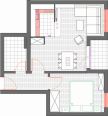 Saveti stručnjaka: kako moderno i funkcionalno urediti stan od 36 kvadrata  (SKICE)