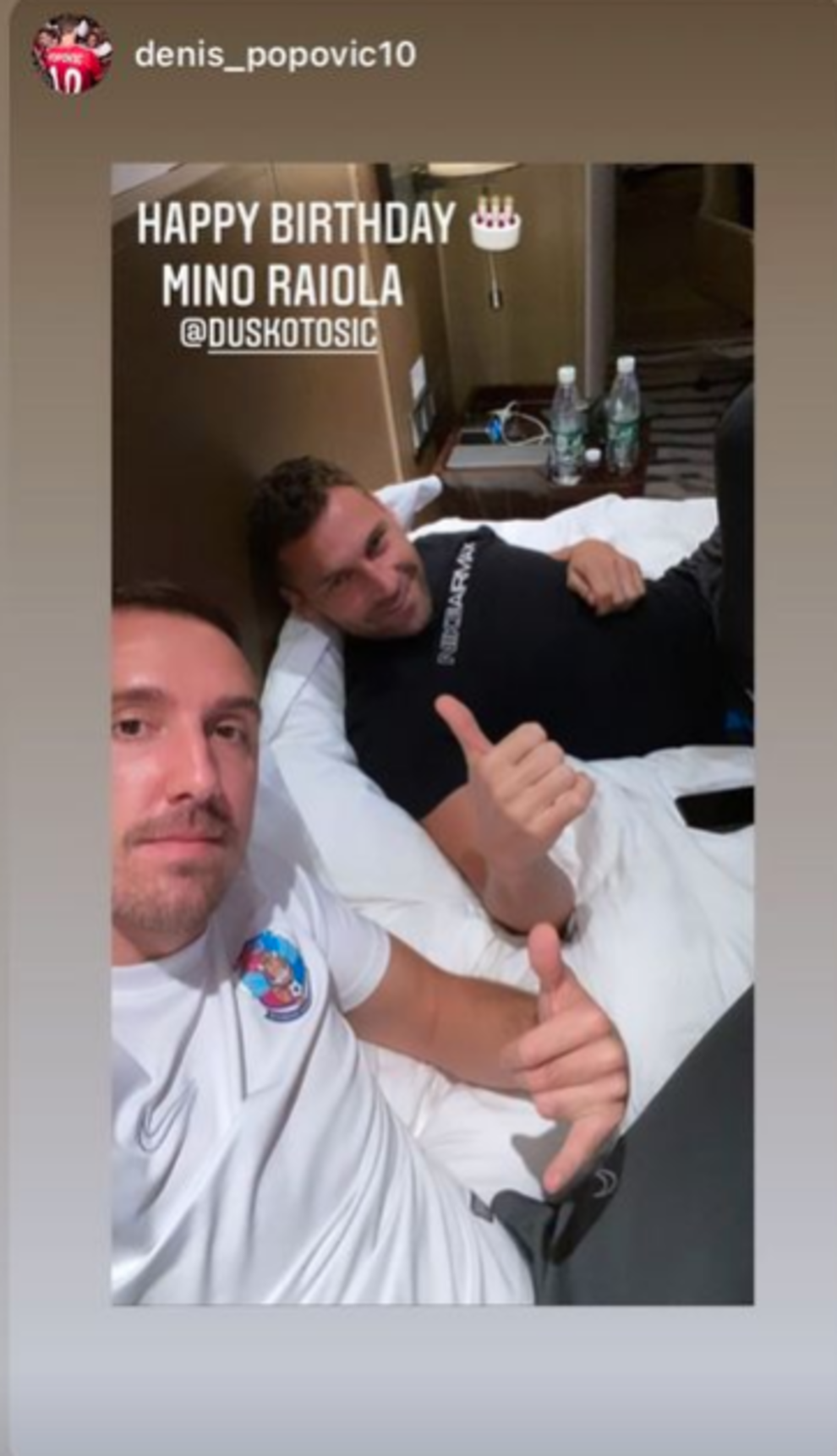 Rođendan Duška Tošića