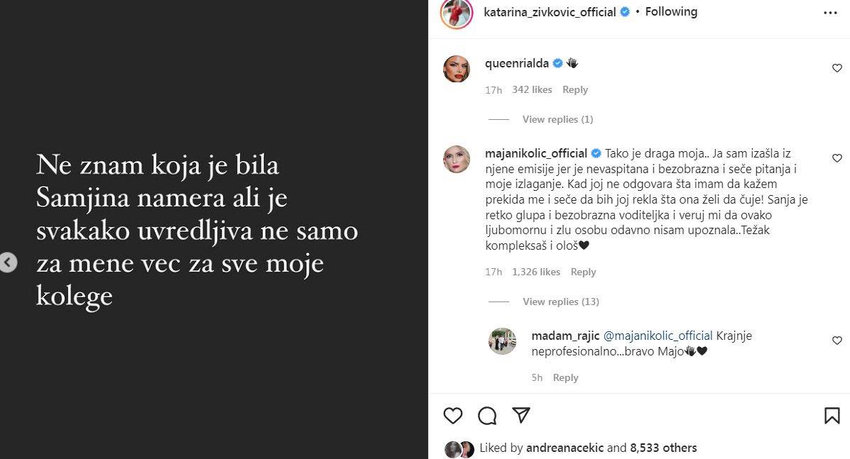 Kaća Živković zabranjena na Pinku