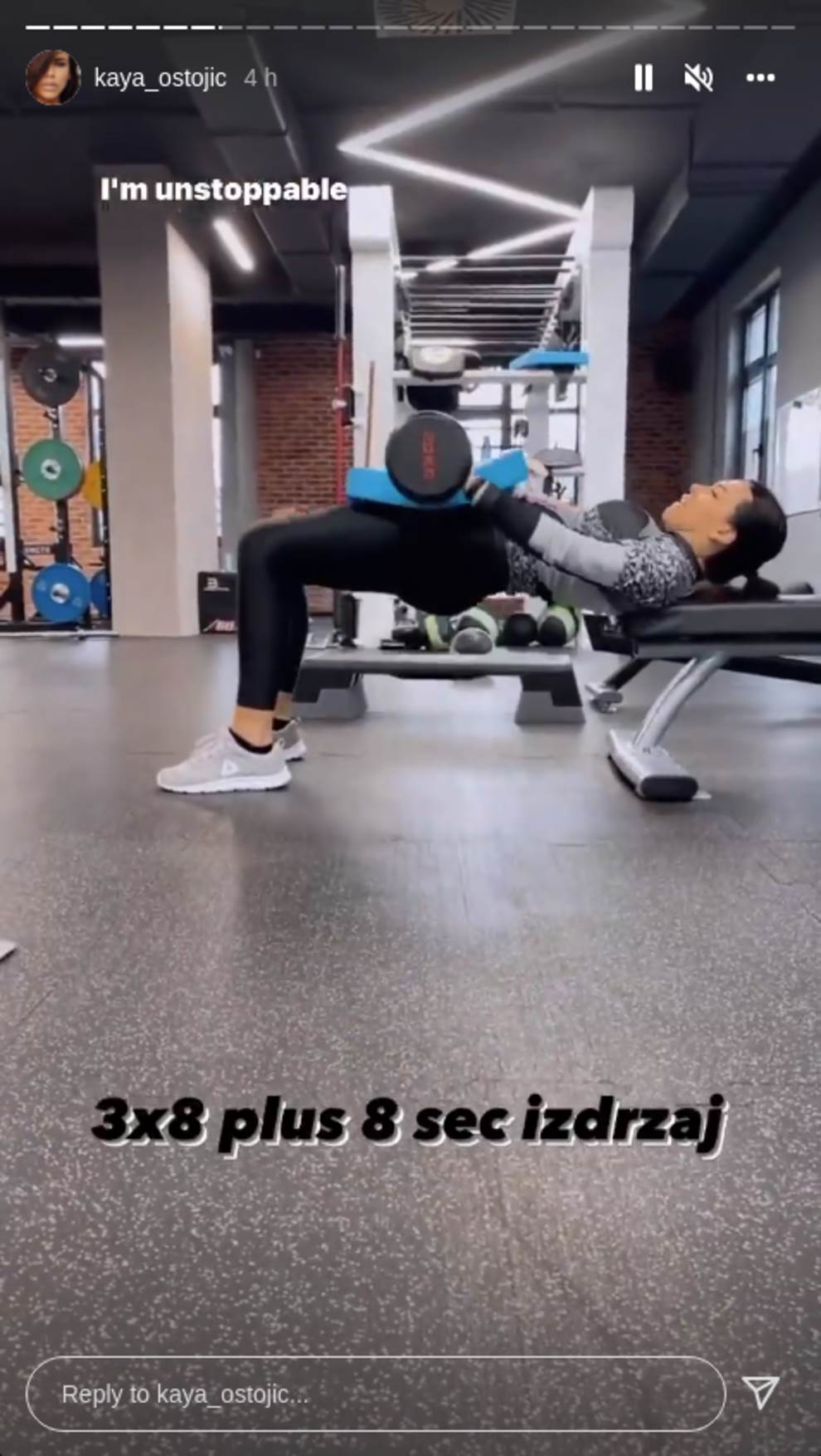Trening Kaje Ostojić
