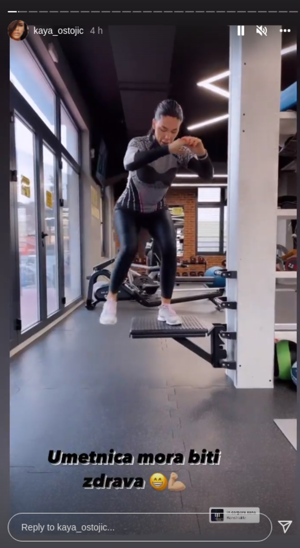 Trening Kaje Ostojić