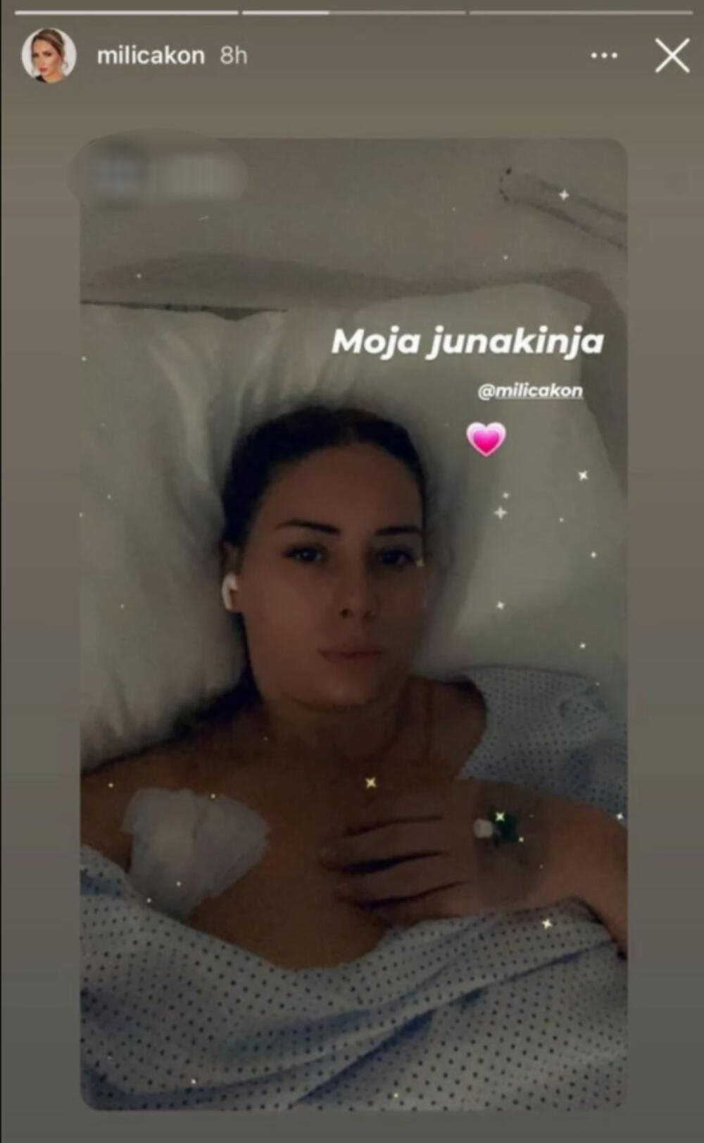 Milica Kon operisana