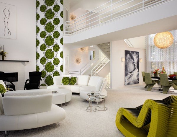 Jarki kolorit u modernom enterijeru