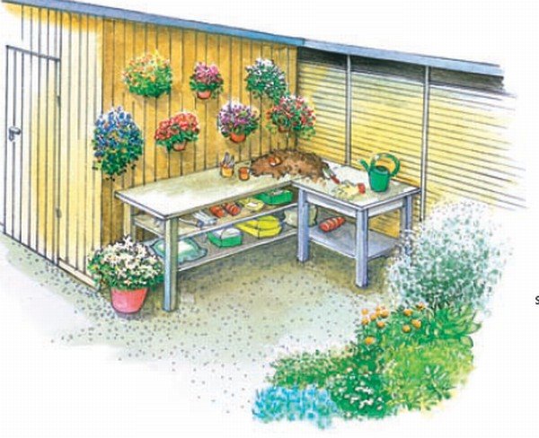 Crvena i bela magija u bašti