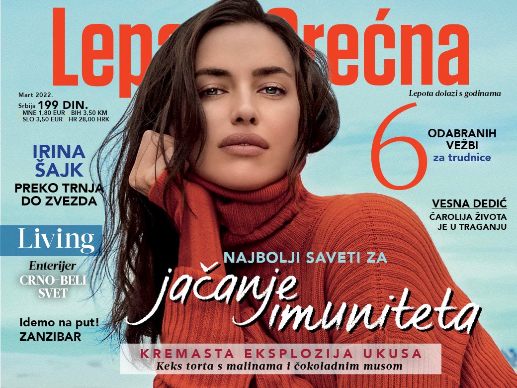 Novi broj Lepa i srecna Irina Sajk mart 2022