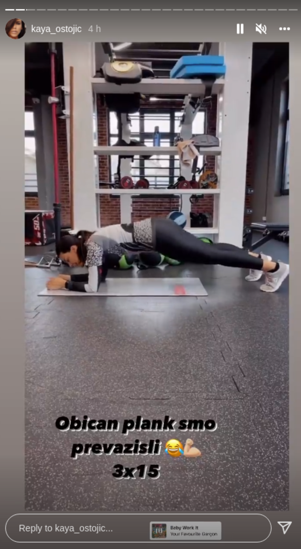 Trening Kaje Ostojić