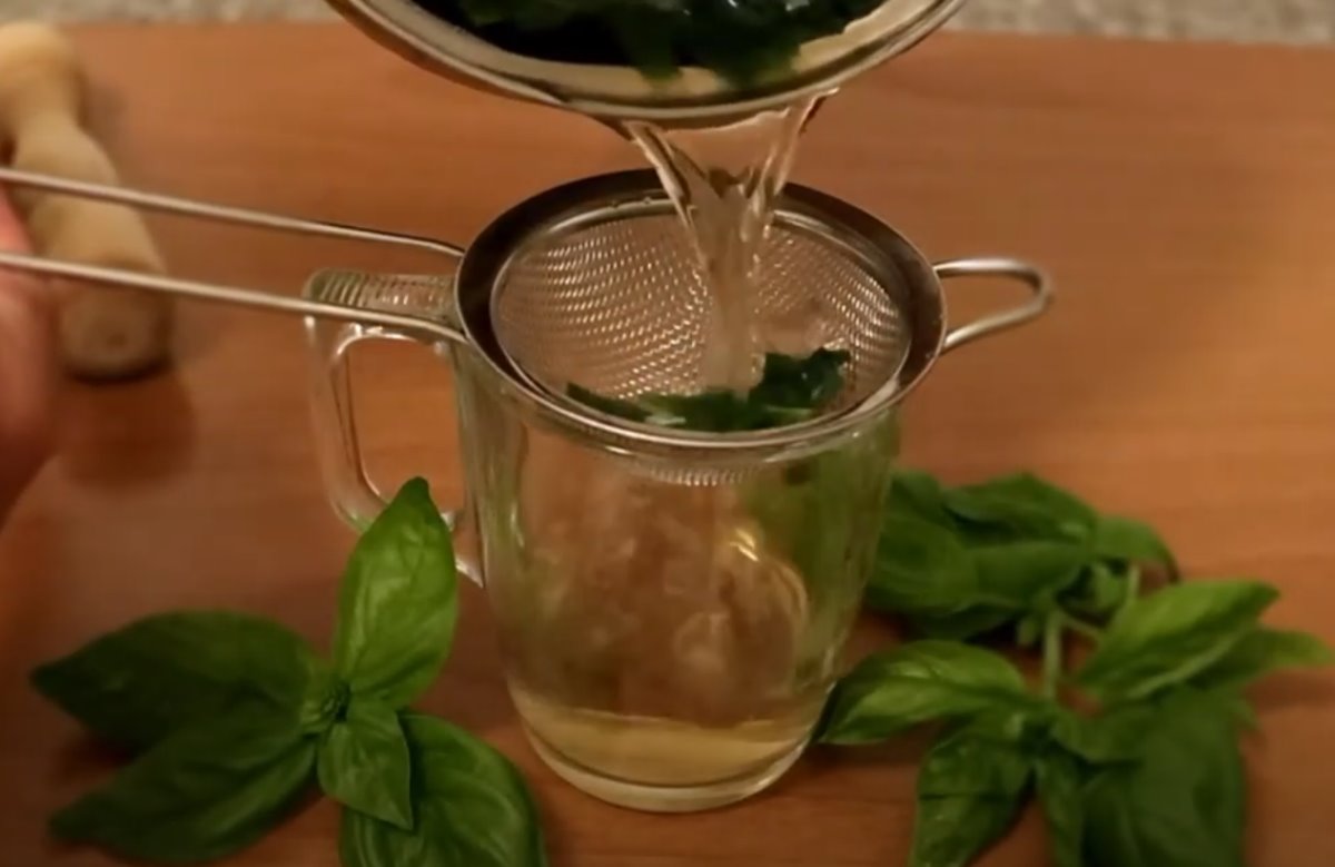 Čaj od bosiljka za inhalaciju