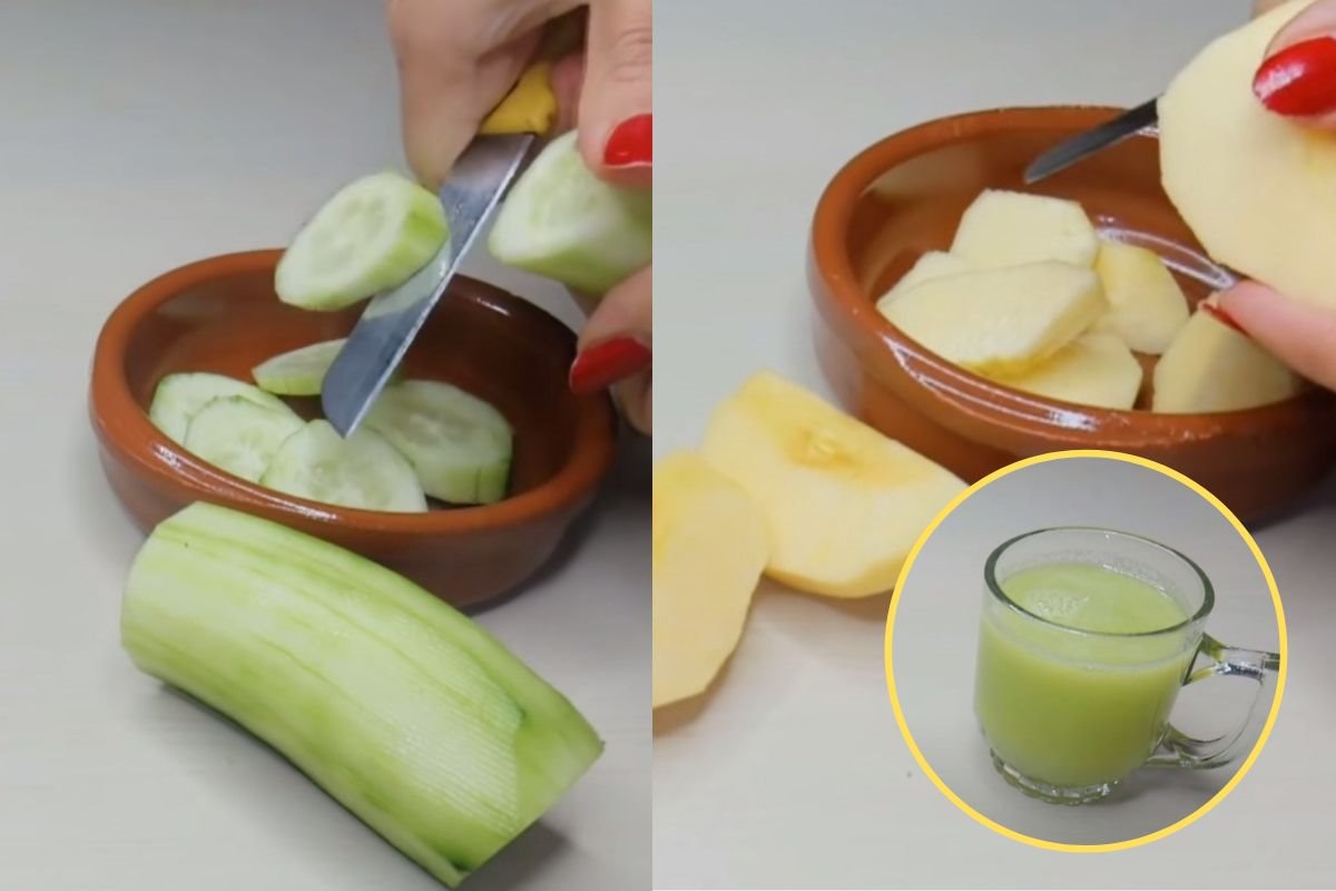 sok od jabuke i krastavca za mrsavljenje