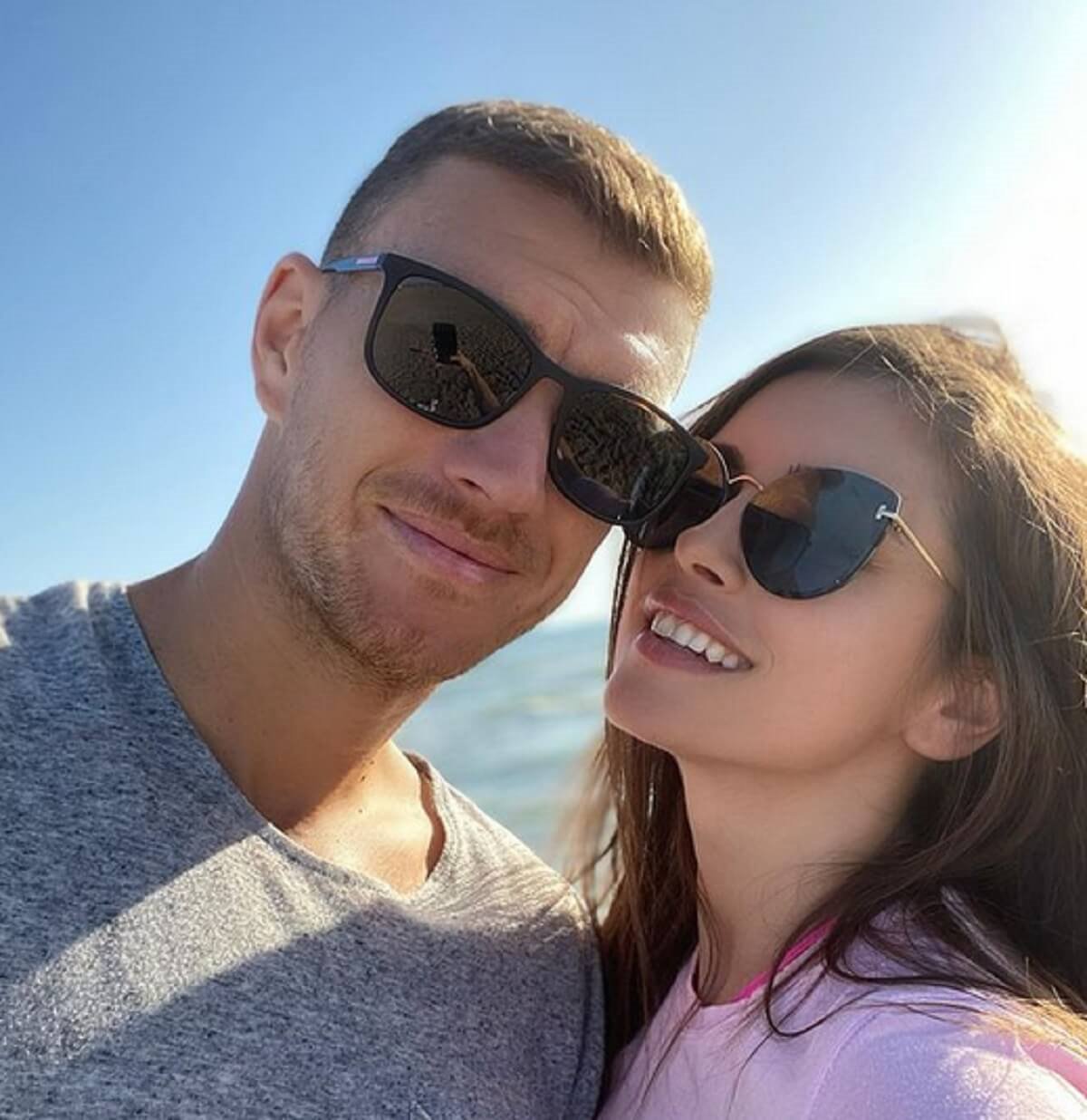 Amra Džeko i Edin Džeko