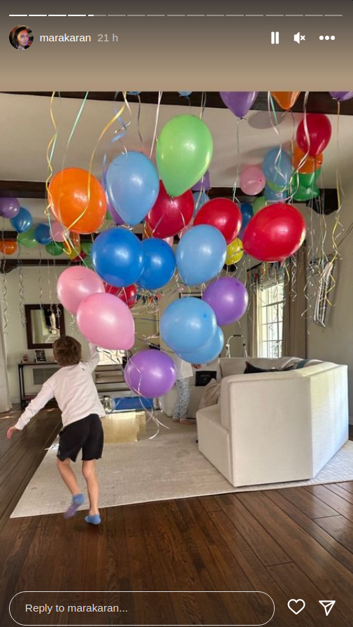 Sin Marije Karan proslavio rođendan