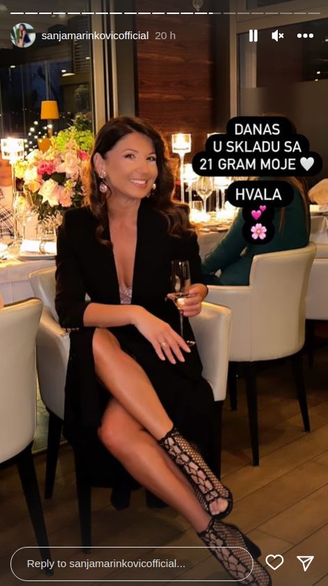 Sanja Marinković proslavila rođendan