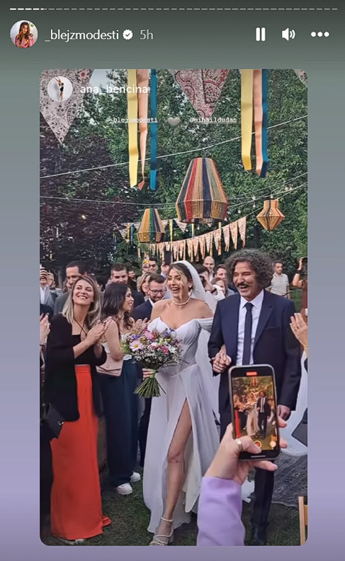 Anđela Jovanović i Mihail Dudaš - venčanje