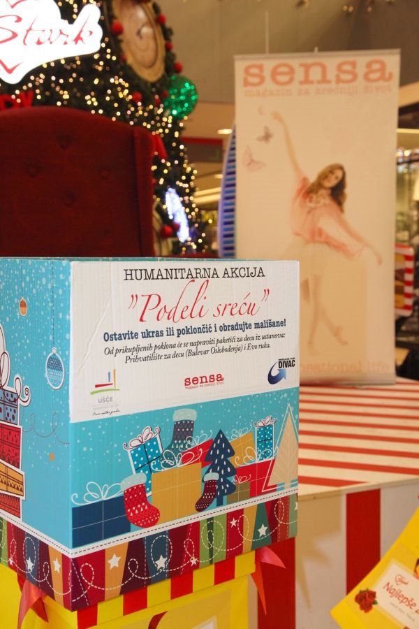 Humanitarna akcija “Podelimo sreću” u Ušće šoping centru