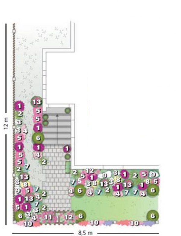 Raskošne ruže pred ulazom u baštu