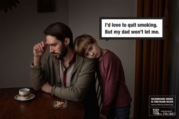 Prestao bih da pušim, ali mi ne da tata (FOTO)