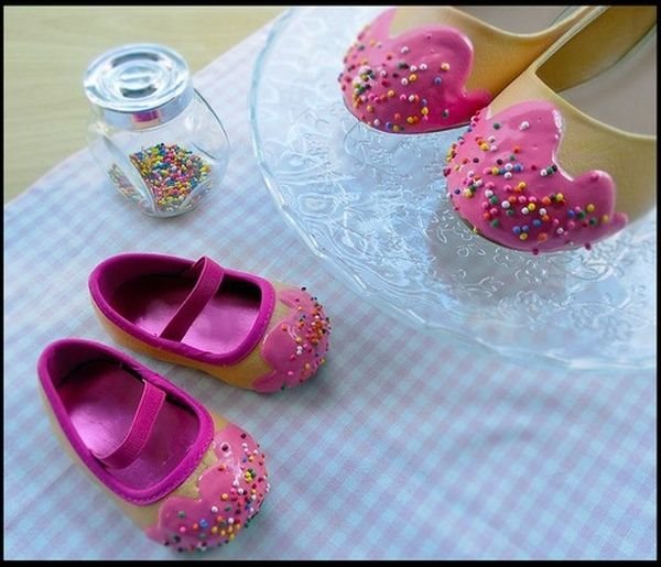 Cipele od sladoleda i čokolade