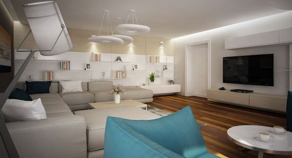 Dva predloga za uređenje dnevne sobe: neutralna i crno-bela varijanta