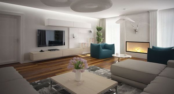 Dva predloga za uređenje dnevne sobe: neutralna i crno-bela varijanta