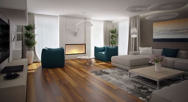 Dva predloga za uređenje dnevne sobe: neutralna i crno-bela varijanta