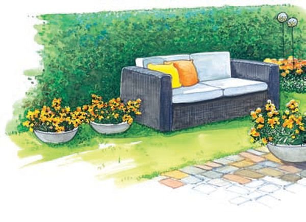 Kako urediti usko dvorište iza kuće