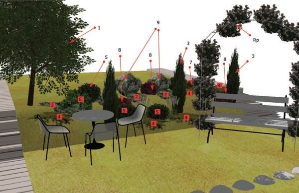 Kako ukrasiti zeleni pojas između dva nivoa u bašti