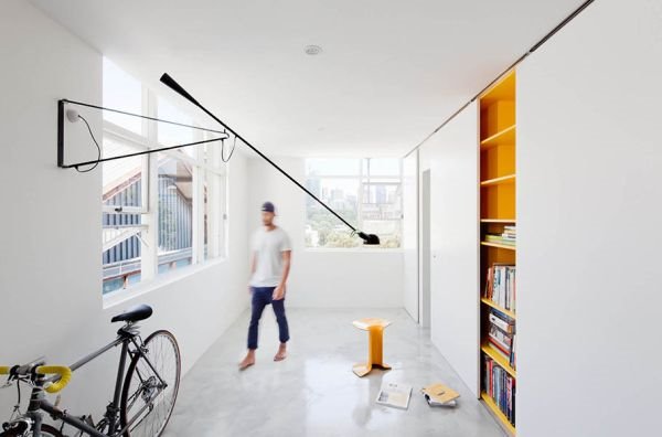 Rešenje za male prostore: stan od 27 kvadrata u zidu