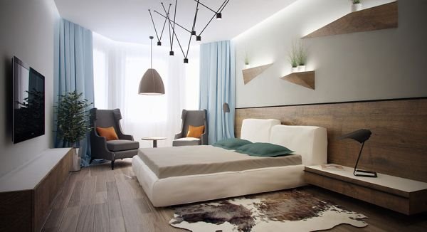 Divan porodičan stan u nijansama prirode