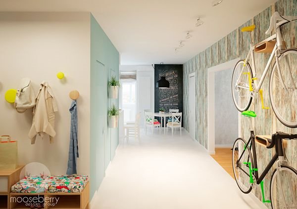 Mali šareni apartman za ljubitelje vedrih boja u uređenju