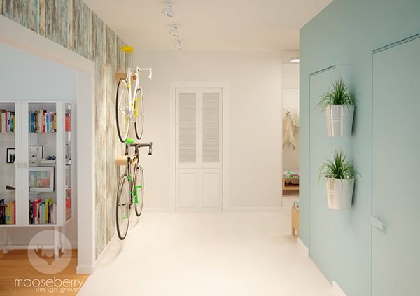 Mali šareni apartman za ljubitelje vedrih boja u uređenju