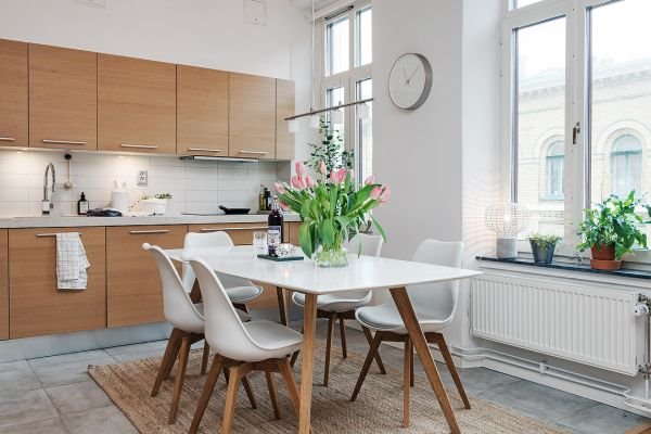 SKANDINAVSKI DIZAJN: kuhinja, trpezarija i dnevni boravak u savršenom skladu