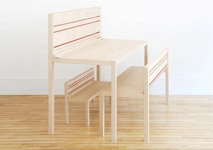 Matrjoška klupe za celu porodicu