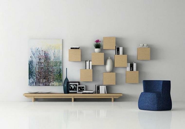 Kombinovane police za moderan enterijer