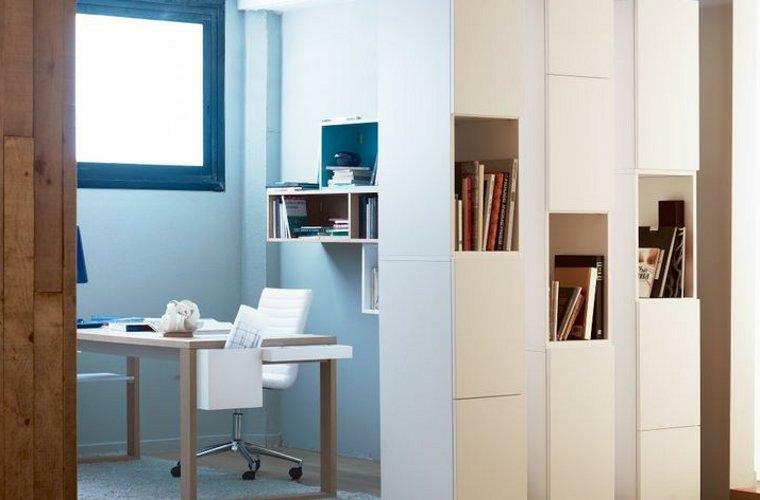 Ideja za male stanove: police umesto pregradnih zidova