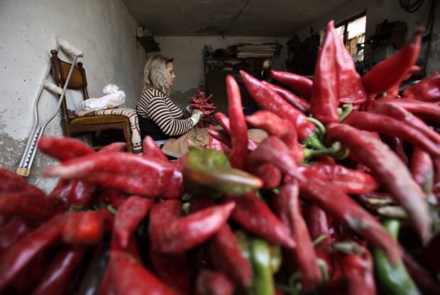 Crvena paprika proslavila selo kraj Leskovca: Donja Lokošnica osvojila ceo svet kućama ukrašenim nizovima paprike (FOTO)