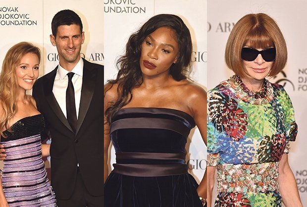 Novak Đoković ponovo poklanja Srbiji: Armani, Serena i svetske lepotice na dobrotvornoj večeri kod Novaka i Jelene (FOTO)