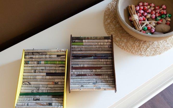 Stočić od papira i drveta