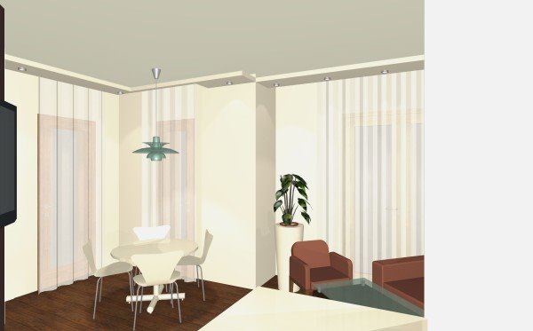 Izdvojeni krevet u malom stanu