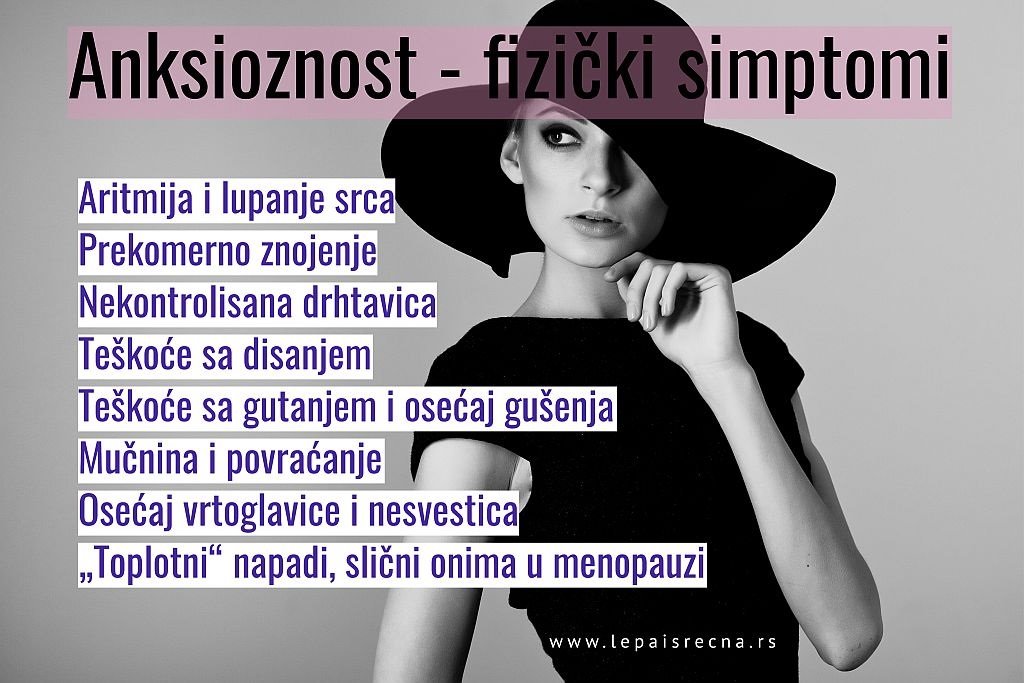 ANKSIOZNOST IZAZIVA FIZIČKE TEGOBE: talasi toplote liče na menopauzu, evo koji još telesni simptomi ukazuju na psihički
