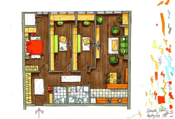 Rešenje za veliki stan sa malo soba