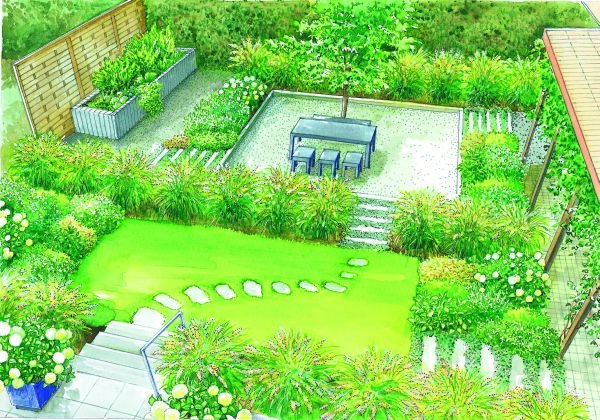 Otmene boje u elegantnoj bašti