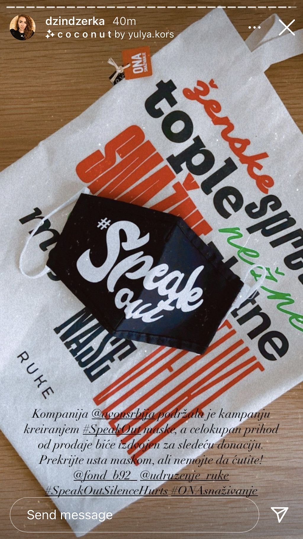 kompanija avon nagrada za zensku hrabrost 2020