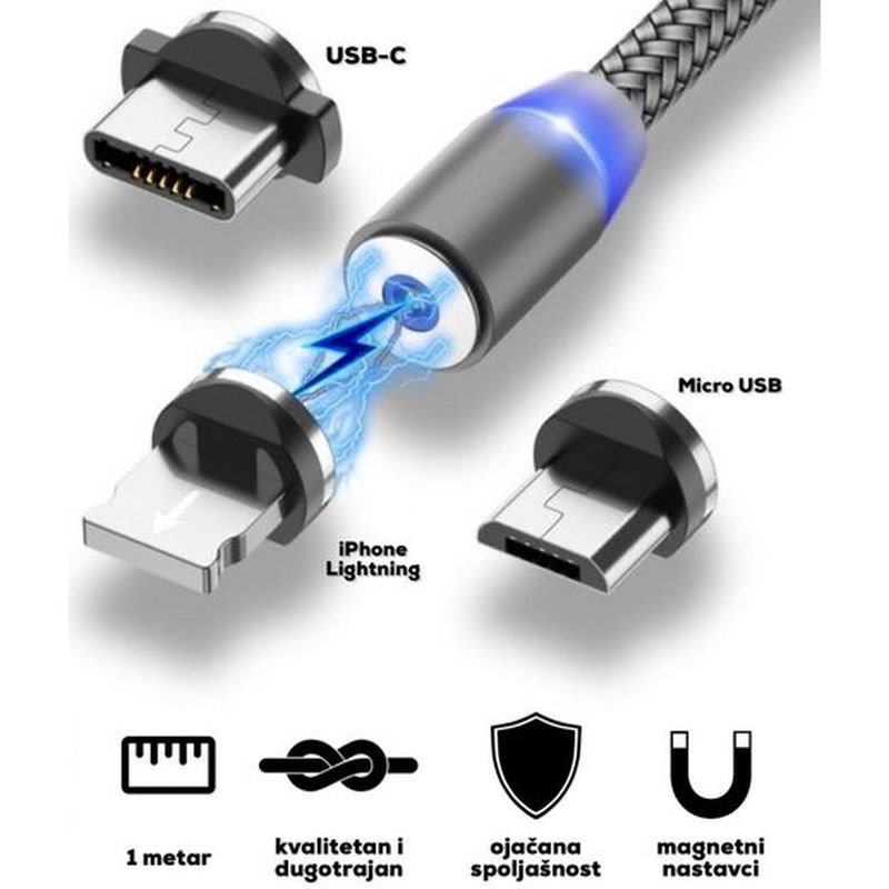 usb magnetni punjac kabl