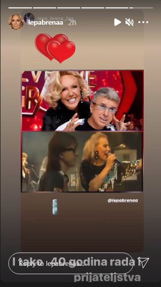 lepa brena sasa popovic prijateljstvo 40 godina