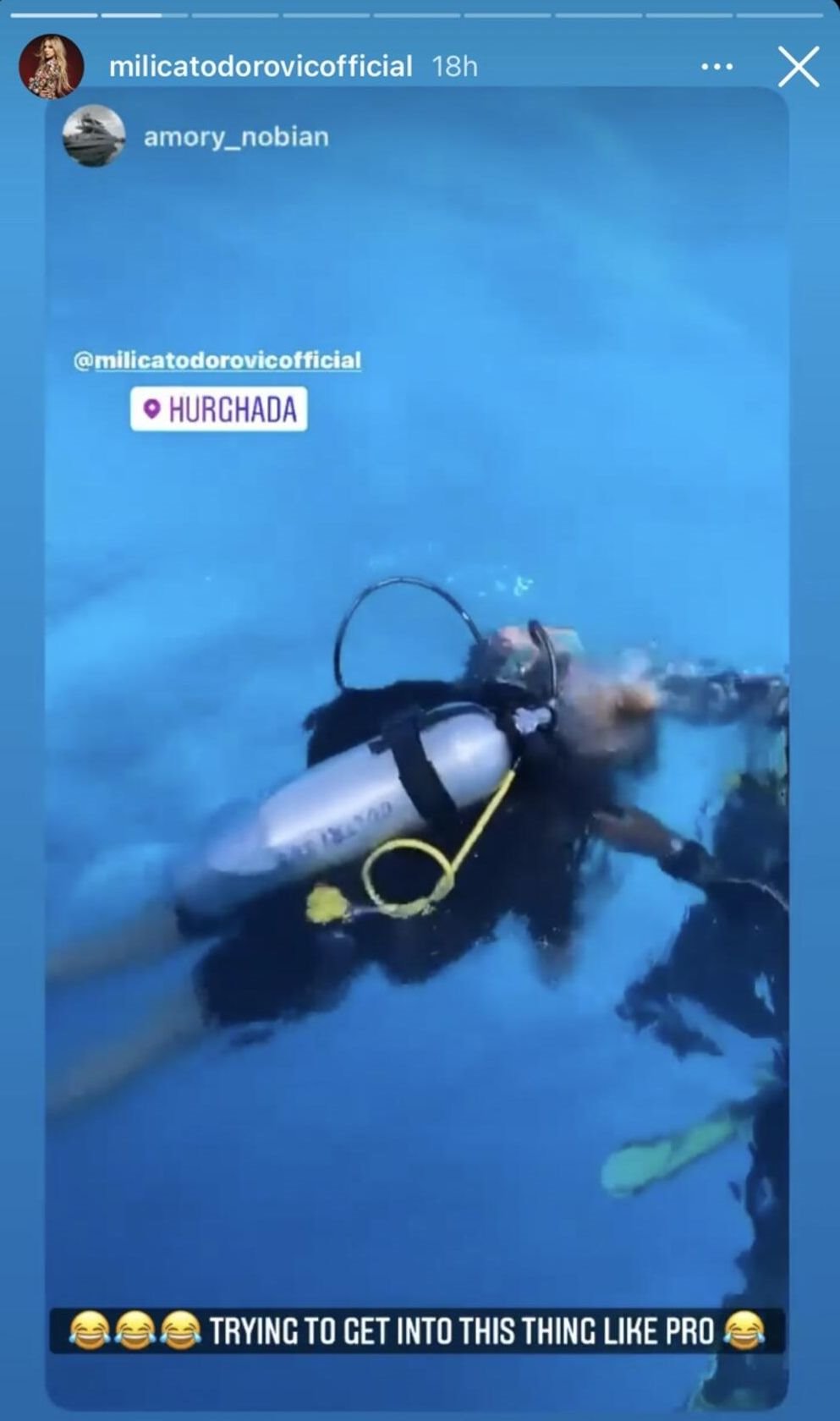 milica todorovic u egiptu roni