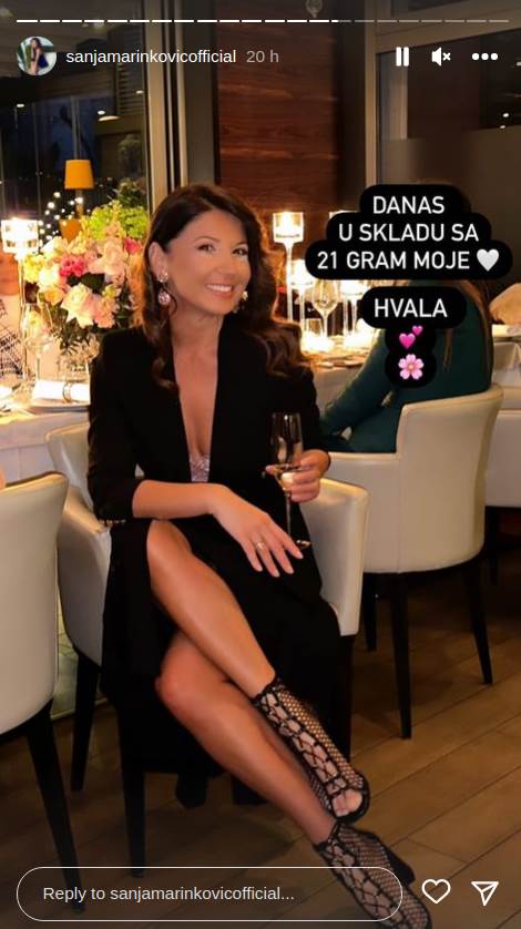 Sanja Marinković proslavila rođendan