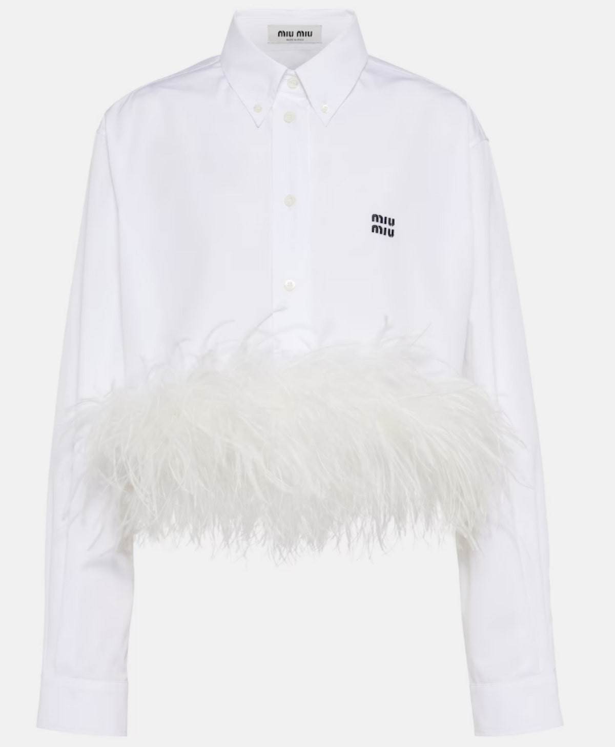 moda ideje za novu godinu bela kosulja sa perjem-min.jpg