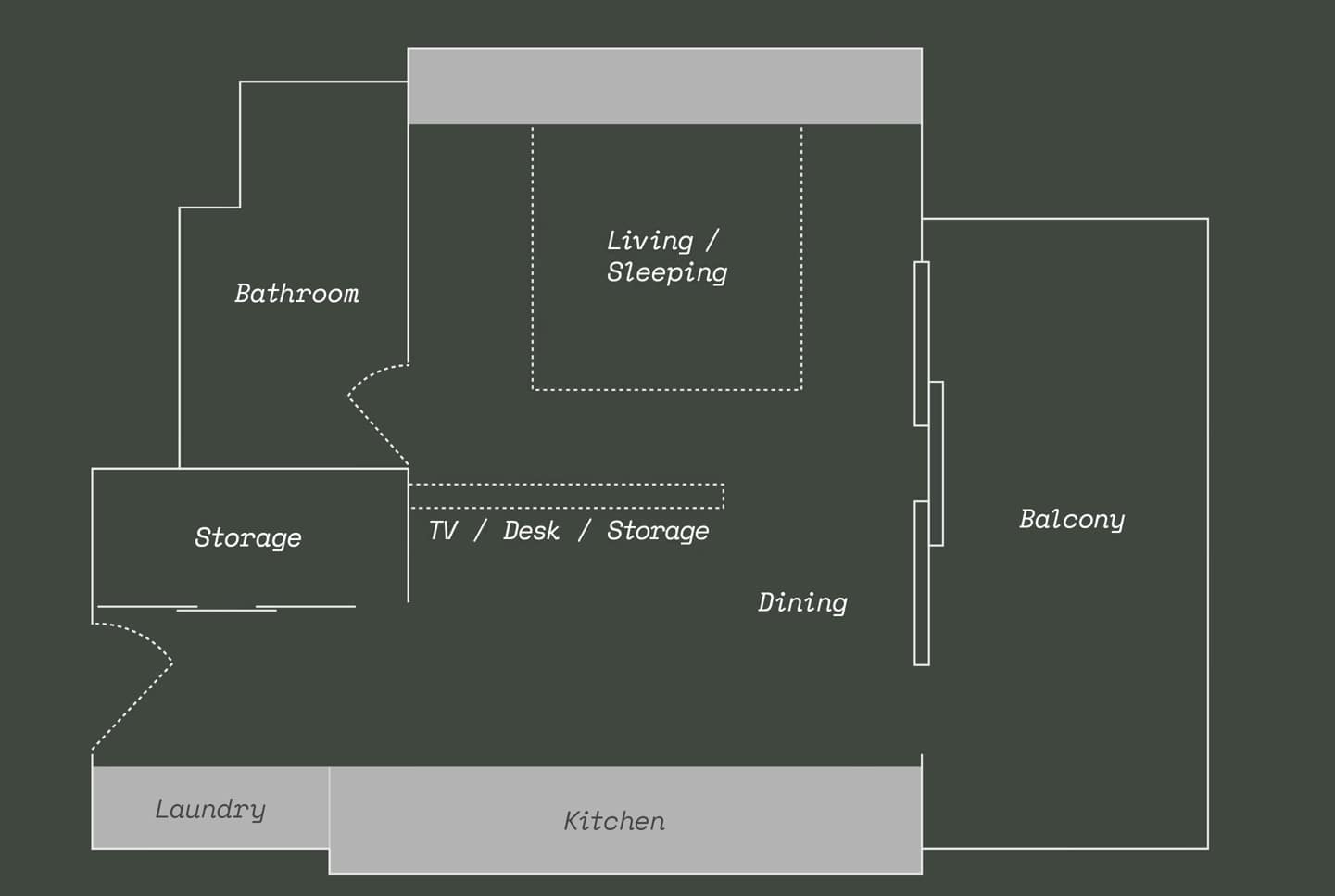 mali stan od 29 kvadrata sa terasom i spavacom sobom 2-min.jpg