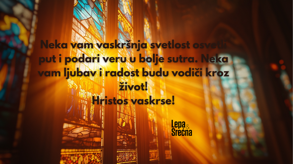 Uskršnje čestitke sa slikom