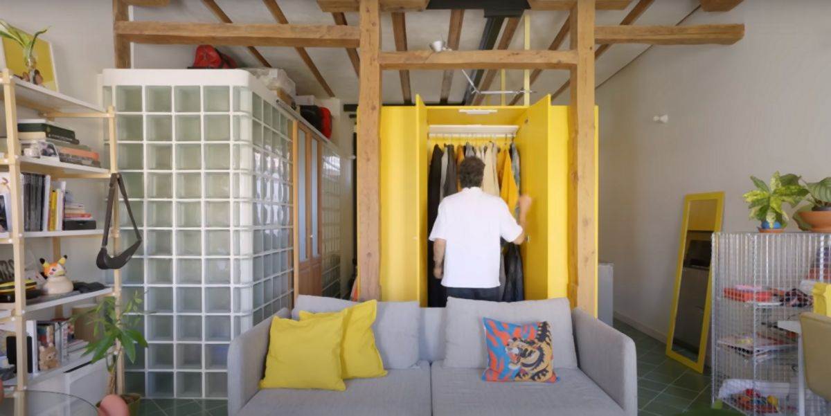 Mali stan od 40 kvadrata bez pregradnih zidova